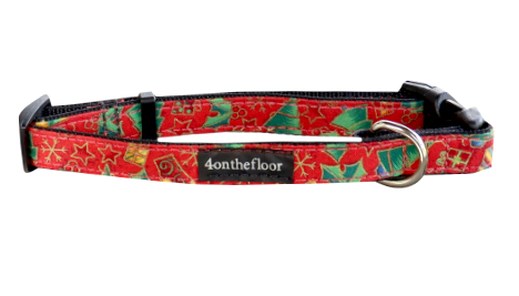(5/8" Buckle collar) Holiday Spirit